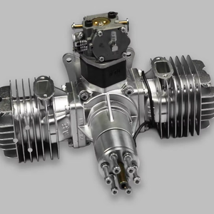 Motor de Gasolina DLE 111 Original, Monocilíndrico/Bicilíndrico, Dos Tiempos, Escape Lateral, Refrigeración por Aire Natural, Arranque Manual - Product Image 1