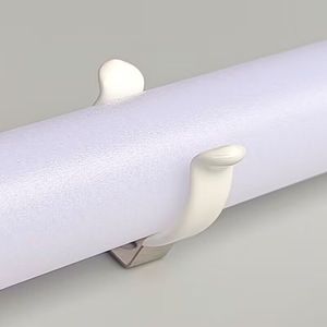 <span class=keywords><strong>Pince</strong></span> de <span class=keywords><strong>lampe</strong></span> fluorescente T8 <span class=keywords><strong>LED</strong></span> en acier inoxydable blanc revêtu de plastique <span class=keywords><strong>lampe</strong></span> de support de tube - Product Image 4