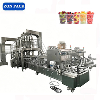 Machine de remplissage et d'emballage automatique multi-têtes à haute vitesse pour coupes de fruits surgelés (2, 4 ou 6 lignes)