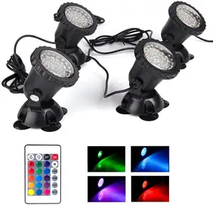 Đèn Dưới Nước Chống Nước Đèn Hồ Cá LED Cảnh Quan Biển Đa Góc Điều Chỉnh Được RGB Cho Bể Cá