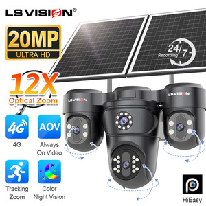 กล้องวงจรปิด LS VISION พลังงานแสงอาทิตย์ พร้อมระบบตรวจจับมนุษย์ด้วย AI ระยะไกล 30 เมตร ความละเอียด 4K ระดับมืออาชีพ พร้อมระบบมองกลางคืนด้วยอินฟราเรด 25 เมตร และกล้องถ่ายภาพความร้อน - Product Image 1