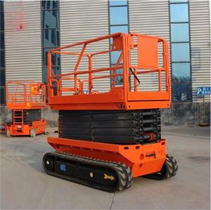 Venda quente Offroad Barato Móvel Rastreado Elétrico Todo O Terreno Self-Propelled Crawler Scissor Lift - Product Image 3