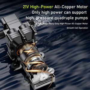 21V高電圧散水ポンプ充電式自動屋外ウォーターポンプ野菜ガーデン灌漑機 - Product Image 6