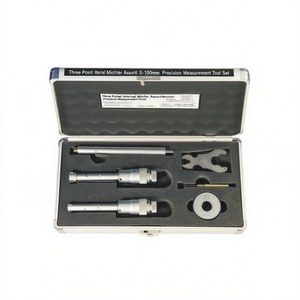 Ttake Three Point Internal <b>Micrometer</b> Assortment 0 100mm Precision Measurement Tool Set - Product Image 2