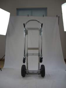 Güvenilir Ağır Hizmet Tipi Dört Tekerlekli Katlanabilir Alüminyum Platform Arabası, Kesintisiz Lojistik Depoları için Arazi Stabilitesi (OEM) - Product Image 4