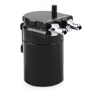 Recipiente de recogida de aceite de aleación de aluminio, 300 ml, 2 orificios, para actualización de motor - Product Image 1
