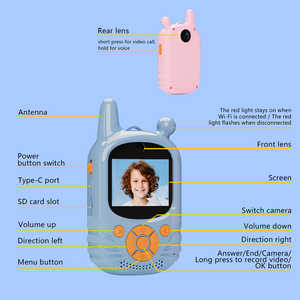 Radio longue portée RTS, talkie-walkie portable pour enfants, appel vidéo pour garçons et filles, camping, <span class=keywords><strong>randonnée</strong></span>, jeux, charge USB - Product Image 6