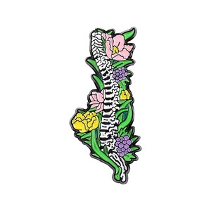 Colorful Flowers Medal Cute Cartoon TV & Movie Character Zinc Alloy Enamel Button Brooch <b>Pins</b> Shirt for Collectible Toys - Product Image 3
