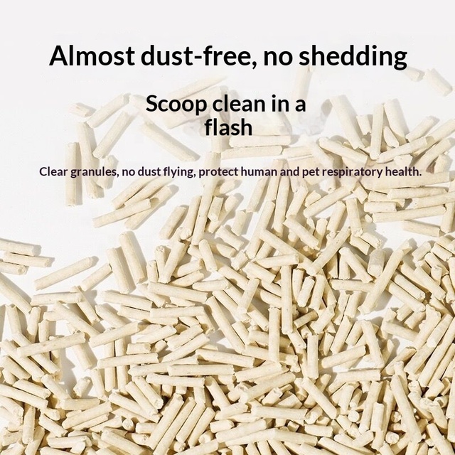Low Dust Deodorizing Odorless Beige Pellets 10kg/5kg Tofu Cat Litter