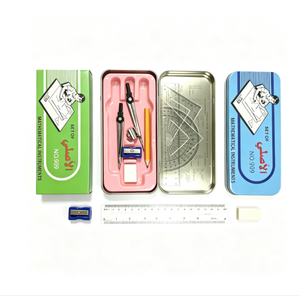 Offre Spéciale : Ensemble de Géométrie Scolaire 9 Pièces – Compas, Diviseur et Rapporteur pour Kits Scolaires - Product Image 2