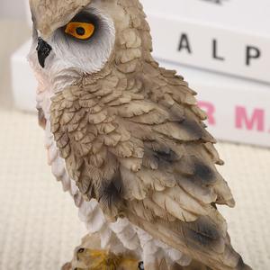環境にやさしいフクロウ樹脂工芸品クリエイティブホーム & デスクトップ飾りシミュレーション動物の入り口装飾卸売り - Product Image 6