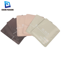 Sachet d'emballage en poudre de crème de soin de la peau en feuille de 100ml avec impression personnalisée et pochette plate Paquets d'échantillons cosmétiques Sac de thermoscellage pour lotion