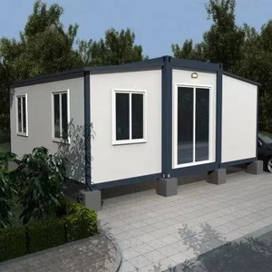 Casa contenedor portátil de 20 pies, casas modulares prefabricadas de paquete plano, casa de cabina de manzana pequeña móvil expandible de 40 pies - Product Image 3