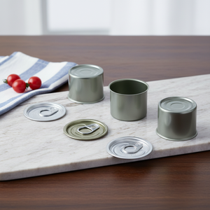 Lata de Salsa de Tomate Hermética de Calidad Alimentaria con Logotipo Personalizado Impreso y Diseño de Anillo de Apertura - Product Image 1