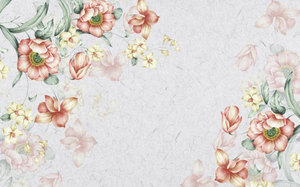 <span class=keywords><strong>Papier</strong></span> peint mural naturel floral imperméable et écologique pour hôtel, hôpital, chambre, salle à manger, salle <span class=keywords><strong>de</strong></span> sport personnalisable - Product Image 2