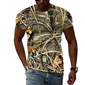 T-shirt unisexe respirant d'été vert camouflage POT FOUR INTERNATIONAL pour adultes, à manches courtes, extensible, imprimé animal, idéal pour la chasse - Product Image 6