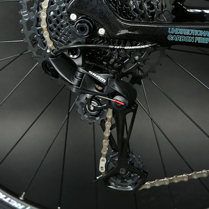 PREDATORpro Vélo tout-terrain à SX-12 vitesses de qualité XC 25 Cadre en fibre de carbone avec fourche en acier et guidon en fibre de carbone - Product Image 3