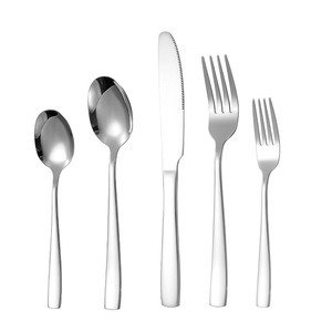 Juego de Cubiertos de Acero Inoxidable de 20, 24 o 30 Piezas, Estilo Occidental, Cuchillo para Carne, Tenedor, Cuchara, Juego de Regalo, Vajilla Duradera - Product Image 5