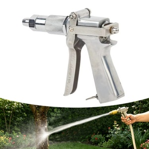 Pistola a spruzzo in acciaio inossidabile ad alta pressione 800 PSI per irrigazione giardino, lavaggio auto e animali domestici - Product Image 1