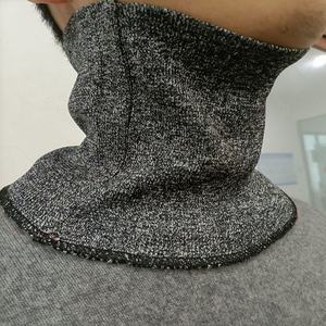 Protector de Cuello HPPE Nivel X AmpsafeX al por Mayor, Personalizable, Resistente a Cortes, Gris, para Trabajos con Vidrio/Acero - Product Image 3