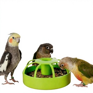 กล่องให้อาหารลูกนกแก้วสำหรับนกบัดจีส์ นกค็อกคาเทล นกซันคอนัวร์ ถาดหย่านมแบบพิเศษ ดีไซน์รูปทรงสี่เหลี่ยมผืนผ้า ทนทานต่อการกัด ป้องกันการกัดแทะ - Product Image 1