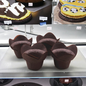 Cốc nướng bánh cupcake chịu nhiệt, nhiều màu sắc, chống dầu, giấy dùng một lần, hình hoa sen - Product Image 6