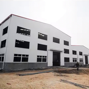 China Precio barato y alta calidad pequeña piscina estructura de acero cobertizo almacenamiento al aire libre jardín Casas edificios prefabricados - Product Image 2