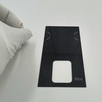 Panneau en verre trempé noir fumé anti-traces de doigts imprimé en sérigraphie personnalisée, serrures intelligentes, décoration industrielle, tactile 2.5D