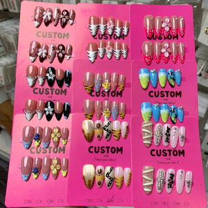 <span class=keywords><strong>Uñas</strong></span> Postizas 3D Hechas a Mano con Diseño <span class=keywords><strong>de</strong></span> Pico <span class=keywords><strong>de</strong></span> Pato, Acrílicas Premium, Forma Almendrada y Cuadrada, Mezcla Aleatoria <span class=keywords><strong>para</strong></span> Dedos, <span class=keywords><strong>Precio</strong></span> <span class=keywords><strong>de</strong></span> Fábrica - Product Image 3
