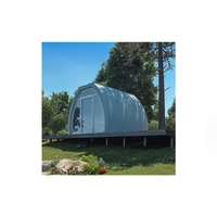 Dôme en EPS Graphite Isolé Thermiquement, Étanche et Anti-Corrosion, Montage sur Site pour Glamping, Camping, Hôtel de Vacances