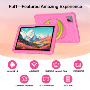 Venta Directa de Fábrica, Tablet OEM con Wifi 4G, Android Octa Core, 6G+18G RAM, 128GB ROM, Tablet Económica para Niños con Llamadas, Doble SIM, Educativa - Product Image 4