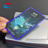Casier intelligent personnalisé pour salle de sport avec clé RFID, carte numérique NFC en PVC avec lumière