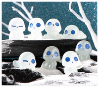Mini 3D Alien Außerirdische Leuchtende Harz-Figuren Handbemalte Werbefiguren Heim- & Gartendekoration Überraschungstüte