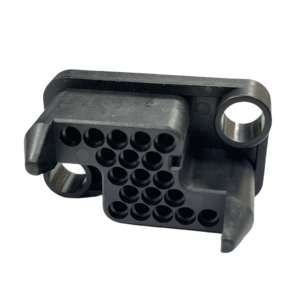 Carcasas de Conectores Backplane / Conectores AMP 208210-2, Carcasa de 19 Posiciones, Conector Hembra, Negro, Montaje en Panel, Tipo Cajón - Product Image 1
