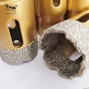 Taglierina per punte da trapano per sega a tazza della migliore qualità brasata sottovuoto diamantata per foratura di pietre di marmo di gres porcellanato - Product Image 1