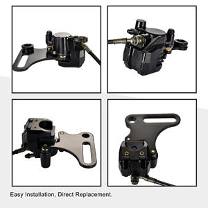 GOOFIT Ensemble de frein arrière de moto Maître-cylindre de remplacement de l'étrier pour SSR 125cc 110cc Pit <span class=keywords><strong>Dirt</strong></span> Bike Scooter chinois - Product Image 3