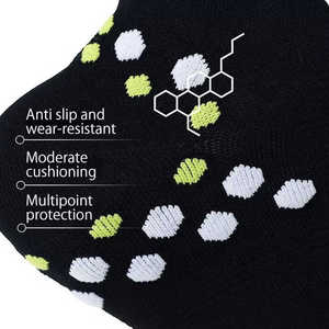 Calcetines de presión de masaje de pies personalizados Reflexología Masaje de pies Soporte Tobillo Puntos 3D Compresión Calcetines cortos deportivos - Product Image 5
