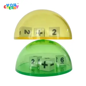 Montessori Transparent Addition And Subtraction Dice Educational Toys For Preschool Children Teaching Early Math Skills