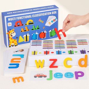 Juego de Reconocimiento de Letras ABC, Tarjetas de Memoria del Alfabeto, Juego de Asociación de Palabras, Juguete de Aprendizaje de Lectura y Ortografía - Product Image 2