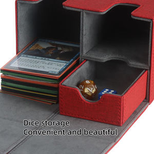    กล่องใส่การ์ดหนัง PU ทนทาน 160+ ใบ สำหรับใส่การ์ดเกมกระดาน 160+ ใบ สำหรับ Yogiho TCG CCG - Product Image 3