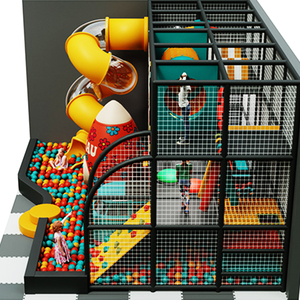 Équipement de jeu intérieur pour enfants sur le thème de la forêt, avec tunnels et grande fosse à balles, pour hôtels et complexes hôteliers, fourni directement par l'usine - Product Image 4