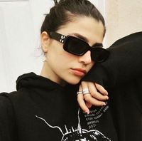 Gafas de Sol Cuadradas Negras Vintage Personalizadas 2022 para Hombre, Lentes UV400, Gafas de Sol Rectangulares Pequeñas con Letra X para Mujer
