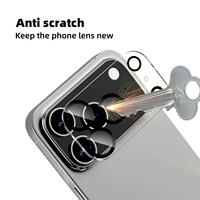 Protecteur d'objectif d'appareil photo anti-rayures 9H avec logo personnalisé OEM en gros d'usine pour iPhone 17 Air Pro Max Protecteur d'appareil photo de téléphone portable