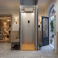 Ascenseur résidentiel pour passagers, mini-ascenseur pour villas, fabrication et fourniture en usine pour projets de maisons de luxe et distributeurs