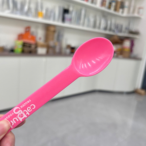 <span class=keywords><strong>Cucharas</strong></span> de Maicena Ecológicas y Coloridas <span class=keywords><strong>para</strong></span> Postre y Yogur con Logo Personalizado - Product Image 4