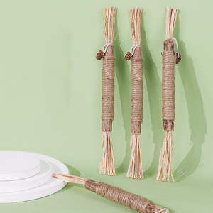 Doğal kedi çiğnemek sopa kapalı interaktif diş çıkarma çiğnemek oyuncaklar yeni kedi oyuncak taşlama diş temiz dişler tartar taze nefes - Product Image 2