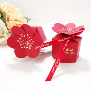 Caja <span class=keywords><strong>de</strong></span> Dulces con Estampado en Caliente, Caja Hexagonal para Chocolates, Caja Pequeña para Regalos <span class=keywords><strong>de</strong></span> Boda - Product Image 5