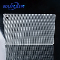 Feuille diffuseur en polycarbonate optique Kunxin, transparente, motif hexagonal concave, PMMA 1 mm 2 mm, diffuseur de lumière prismatique en acrylique UGR