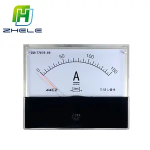 OEM Service 100*80mm Pointer Analog Panel Ammeter AC/DC 5A 10A 15A 20A 30A 50A 100A 150A 200A 250A 300A 400A 500A Ampere Meter