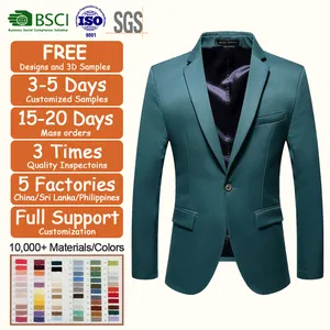 Custom Clothing Suit Jacket Men's Casual Suit Spring Thin Single Jacket West Non-Ironing Coat Men's Suits & Blazer